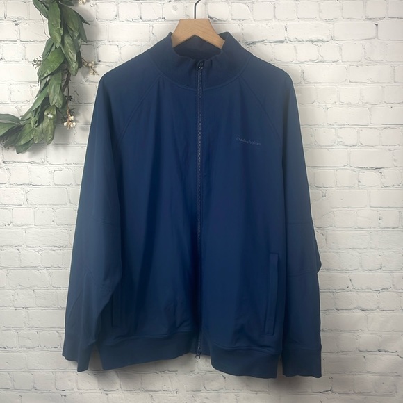 OUTDOOR VOICES Men's High Stride Zip Navy Jacket size XL - Picture 2 of 6